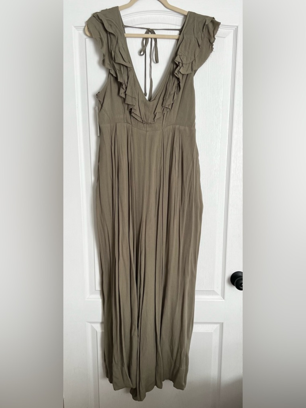 Dusty olive green jumpsuit